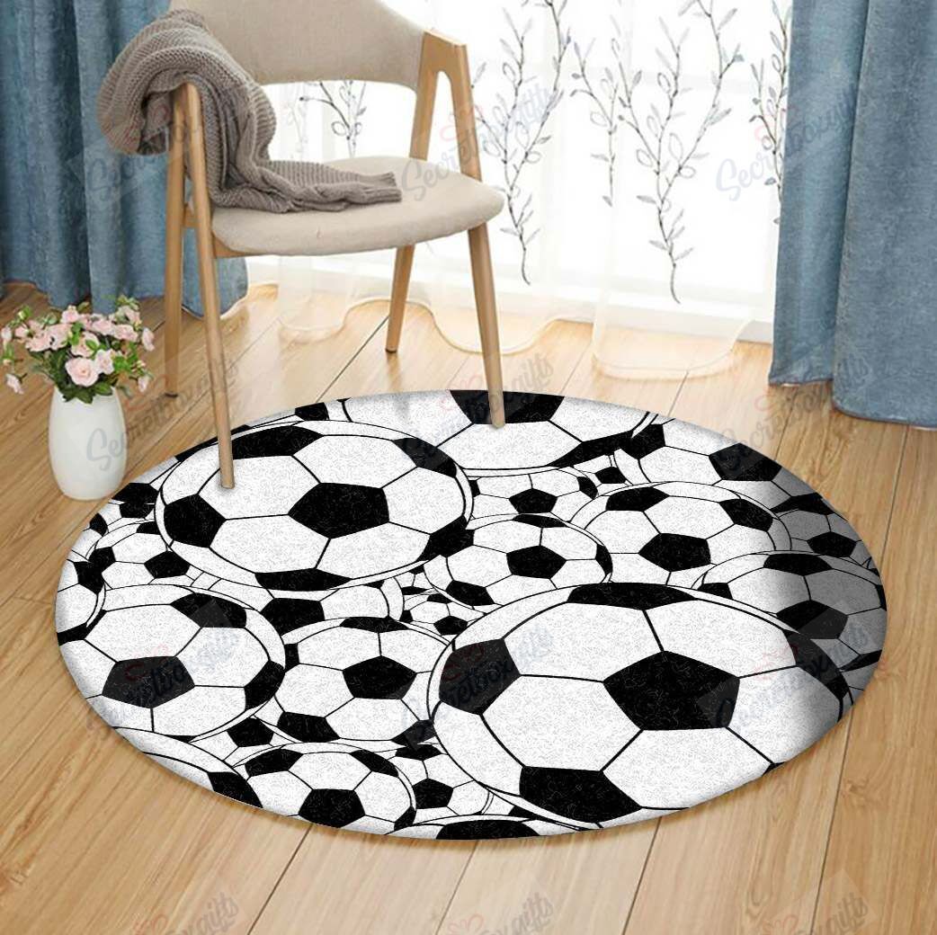 Soccer Round Carpet