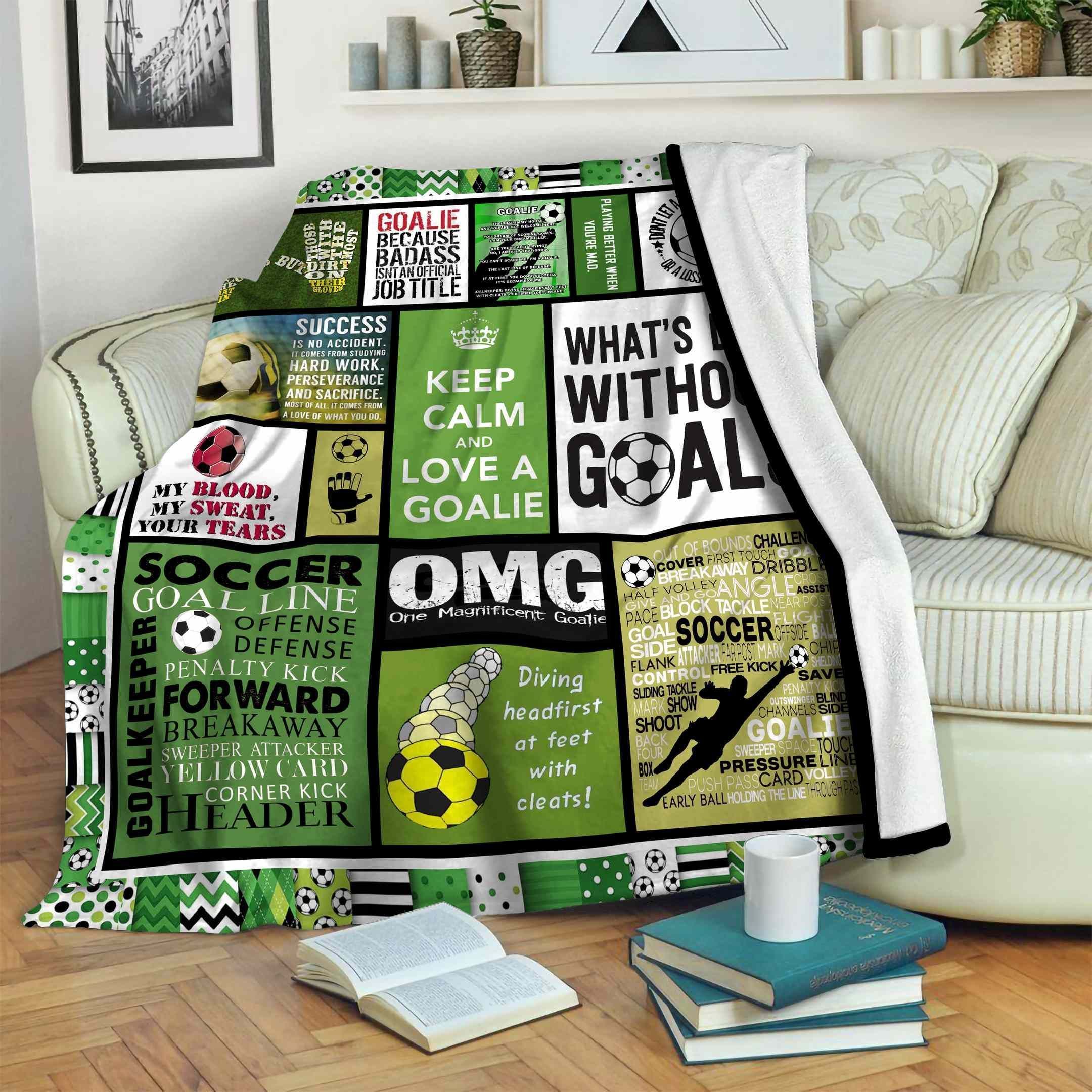 Soccer Fleece Blanket
