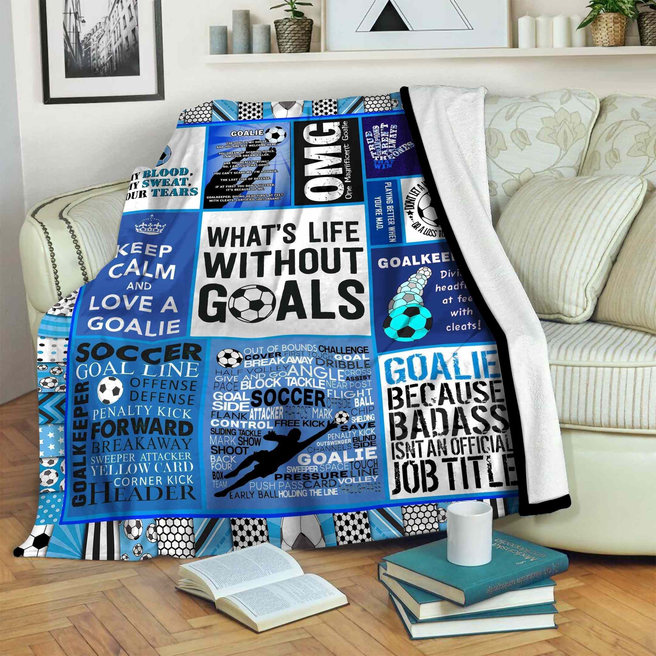 Soccer Fleece Blanket
