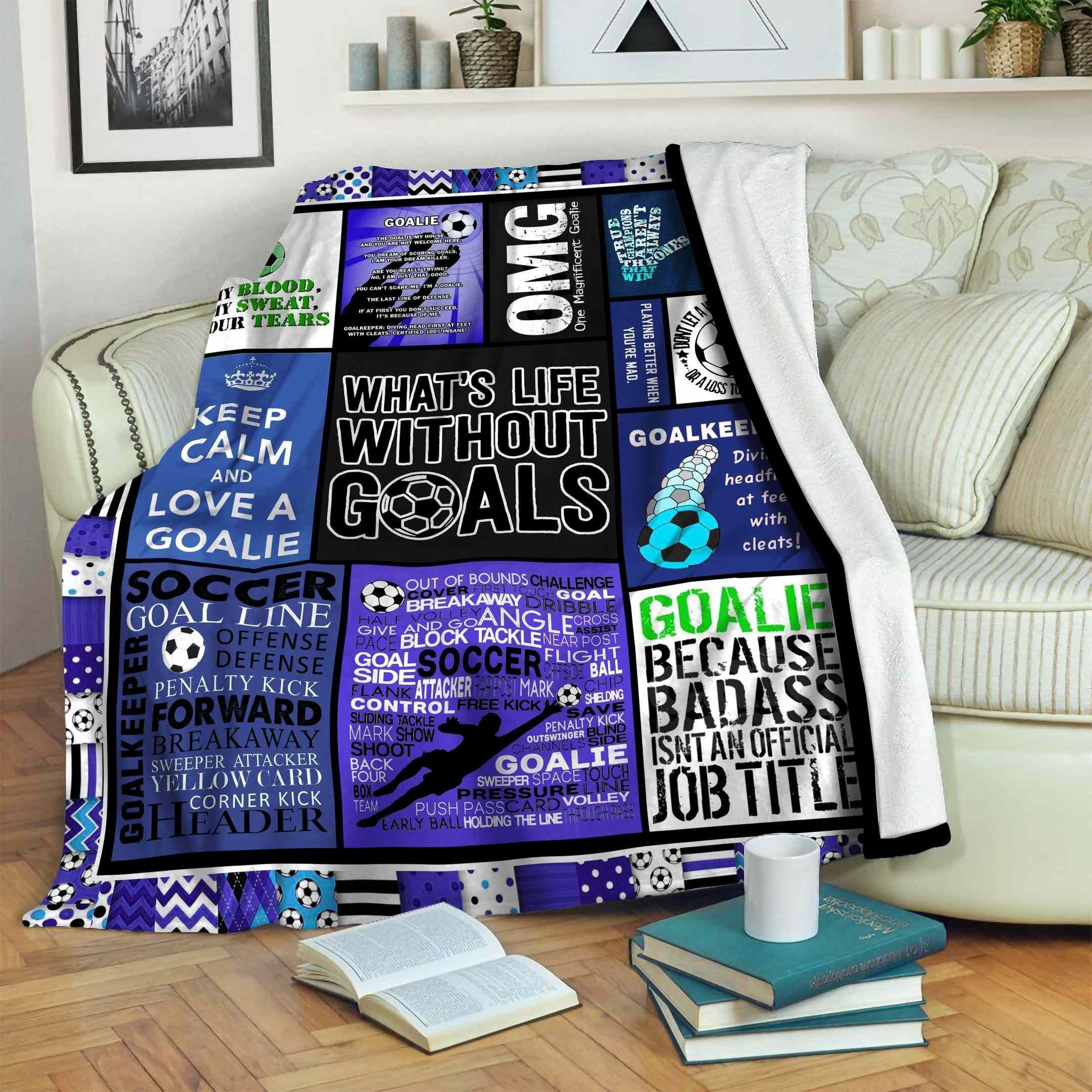 Soccer Fleece Blanket