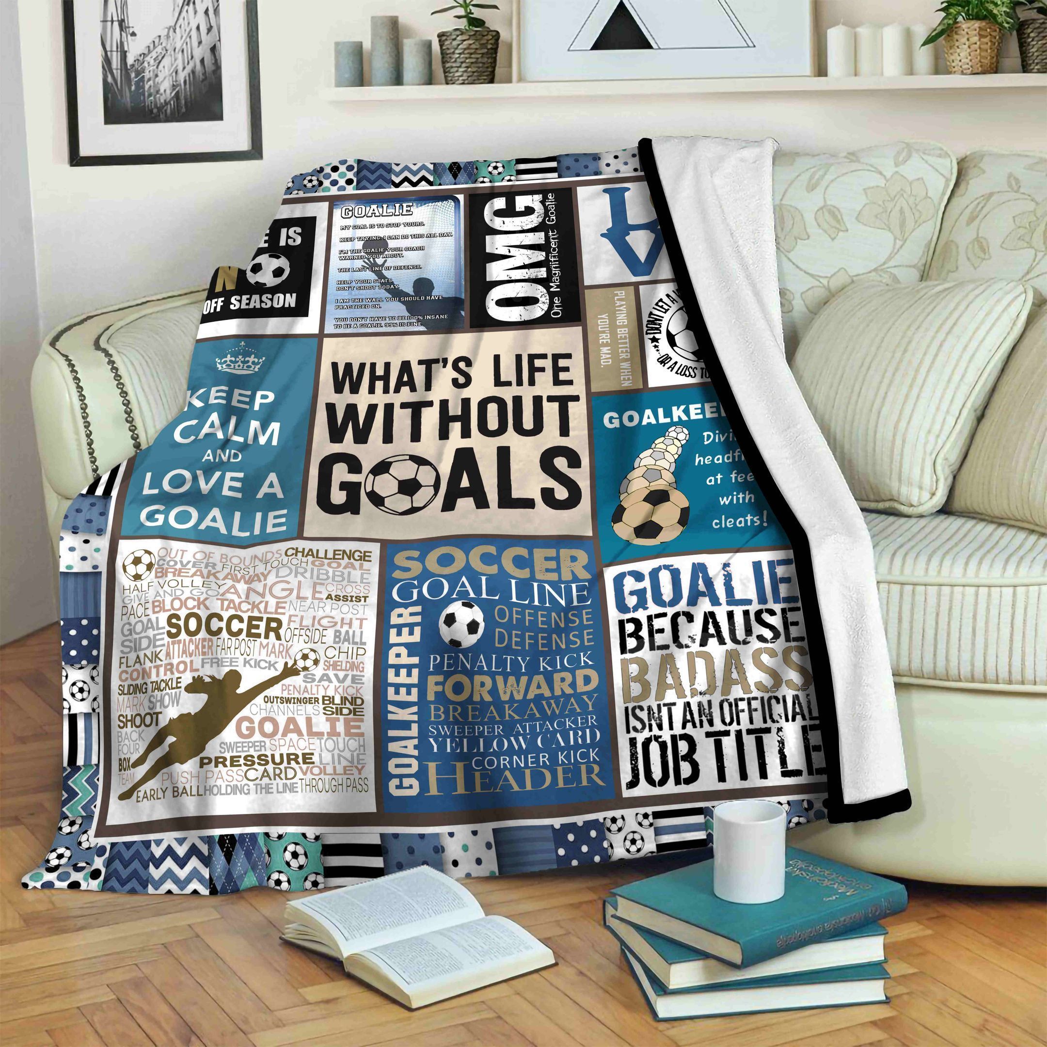 Soccer Fleece Blanket