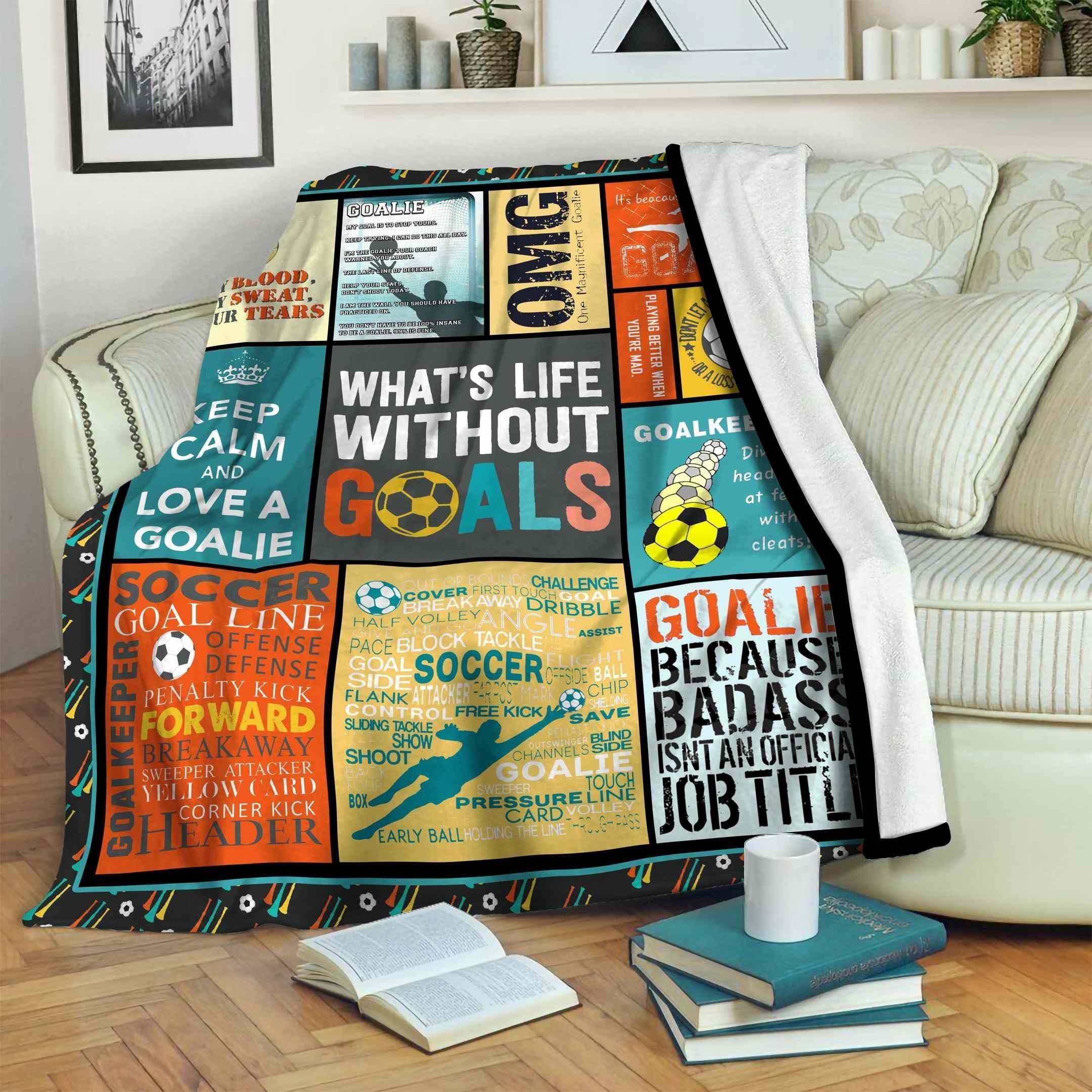 Soccer Fleece Blanket