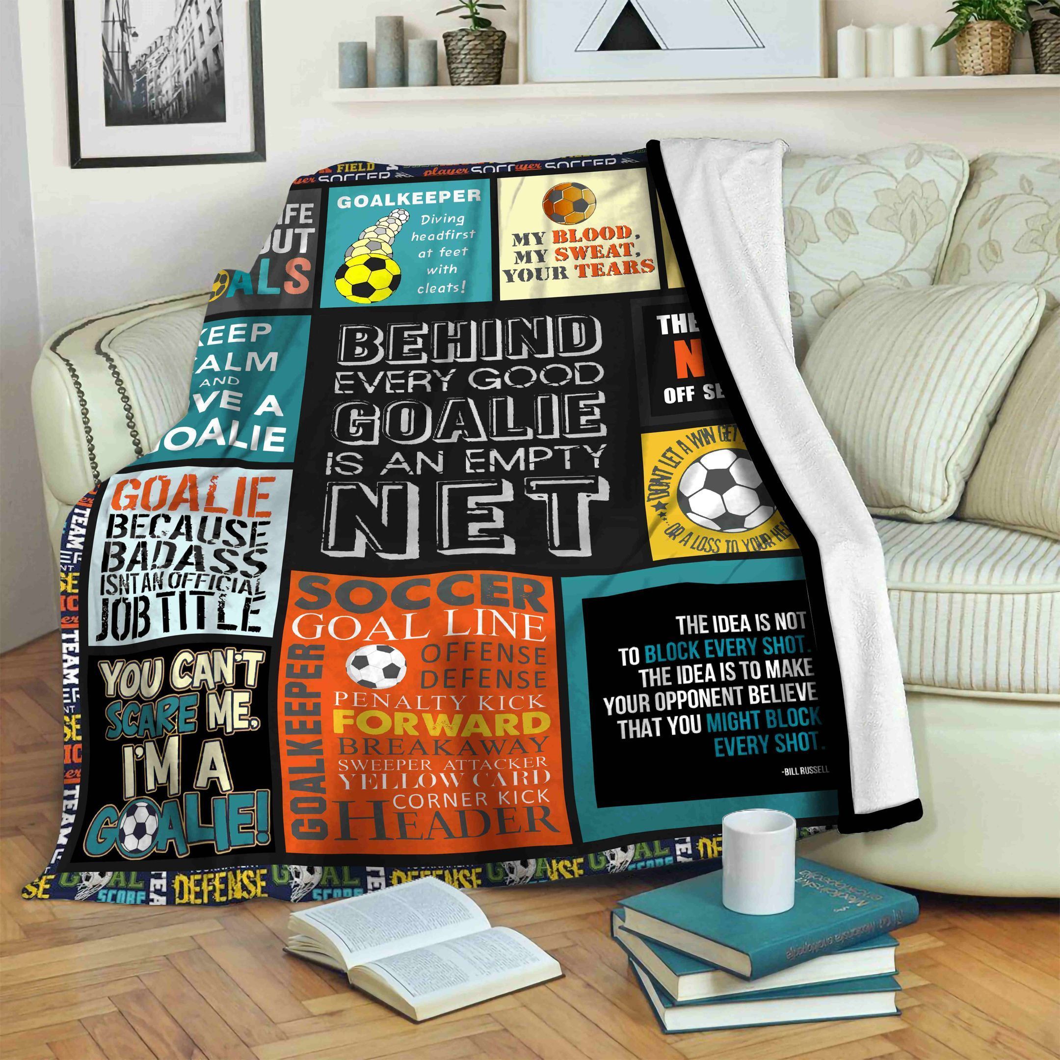 Soccer Fleece Blanket