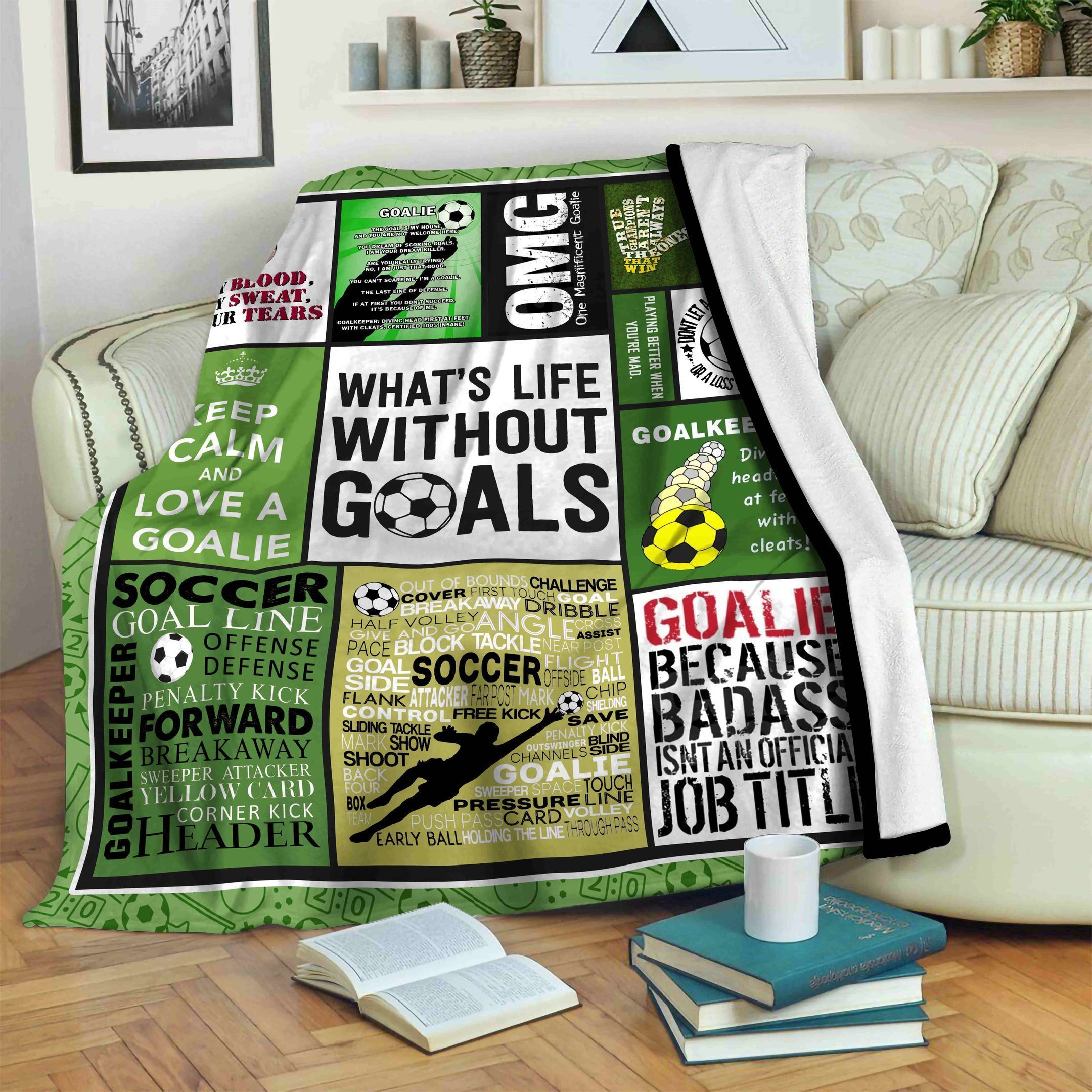 Soccer Fleece Blanket