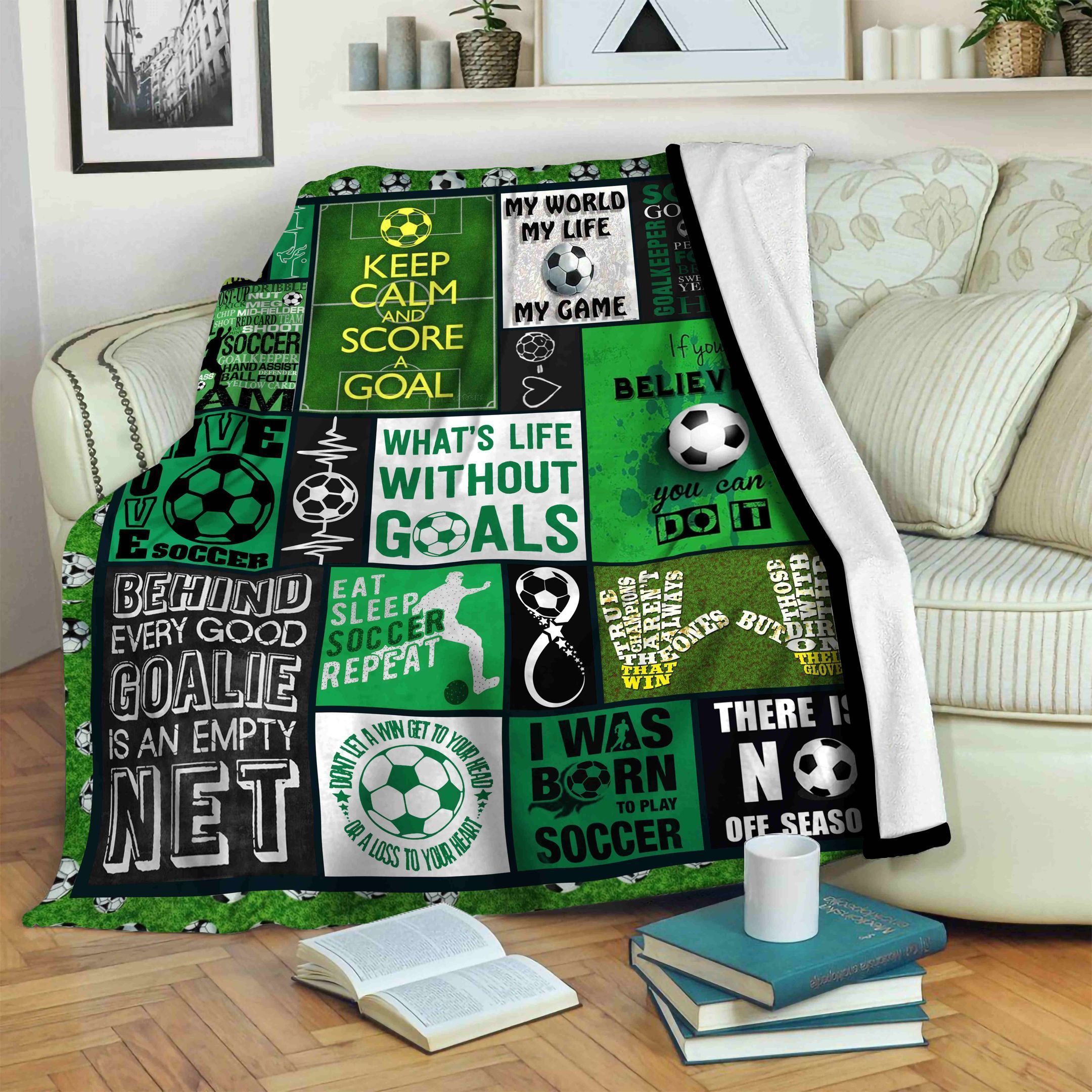 Soccer Fleece Blanket