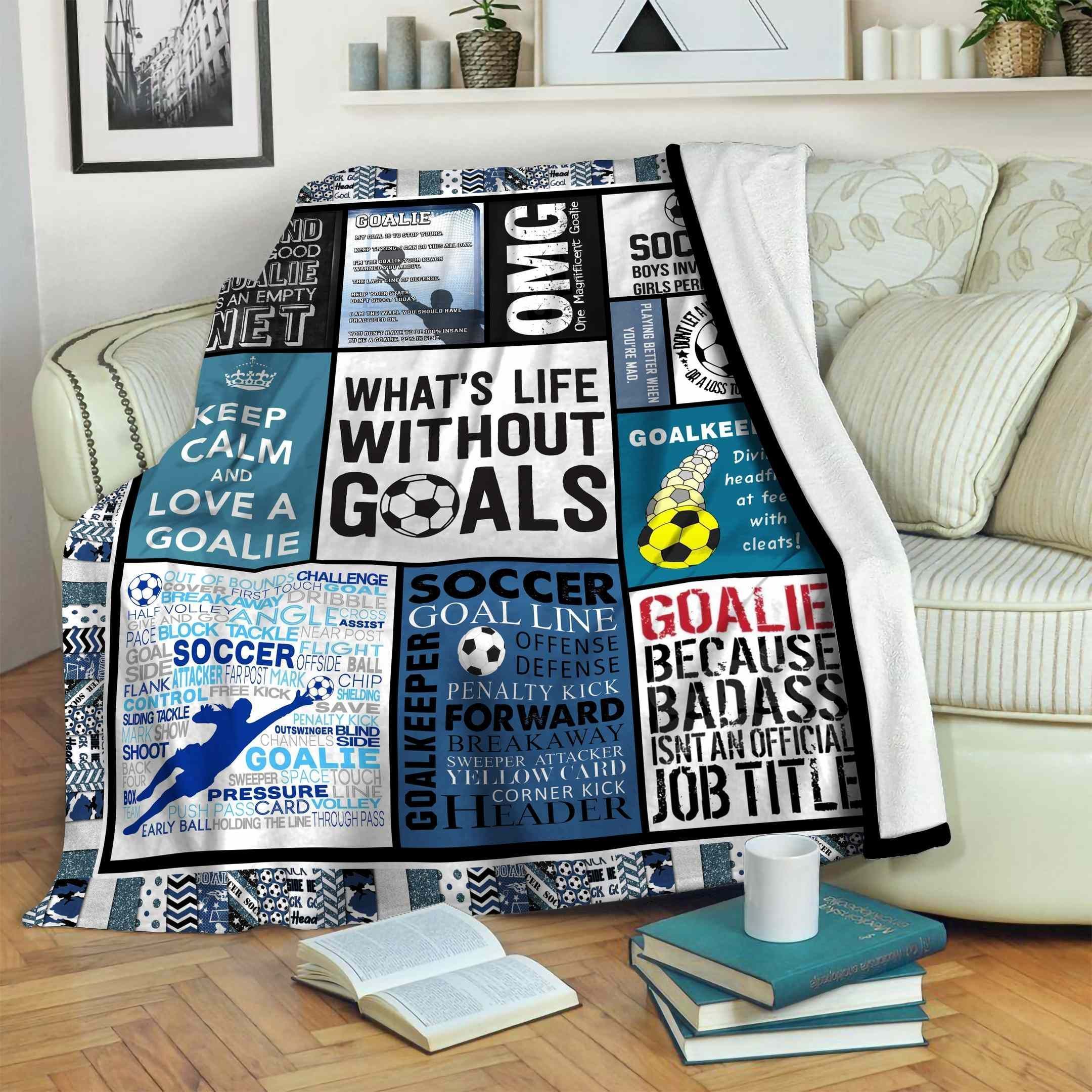 Soccer Fleece Blanket