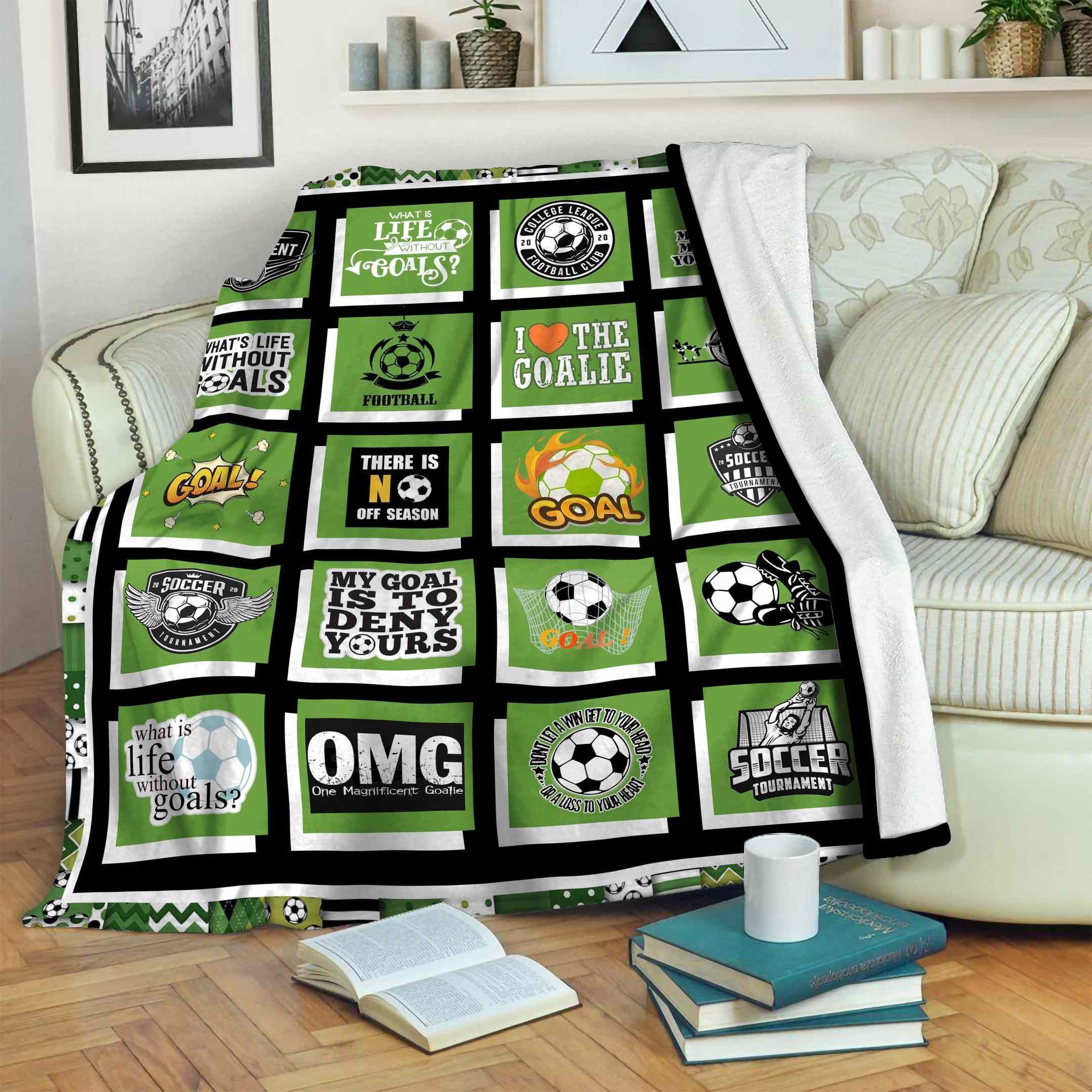 Soccer Fleece Blanket