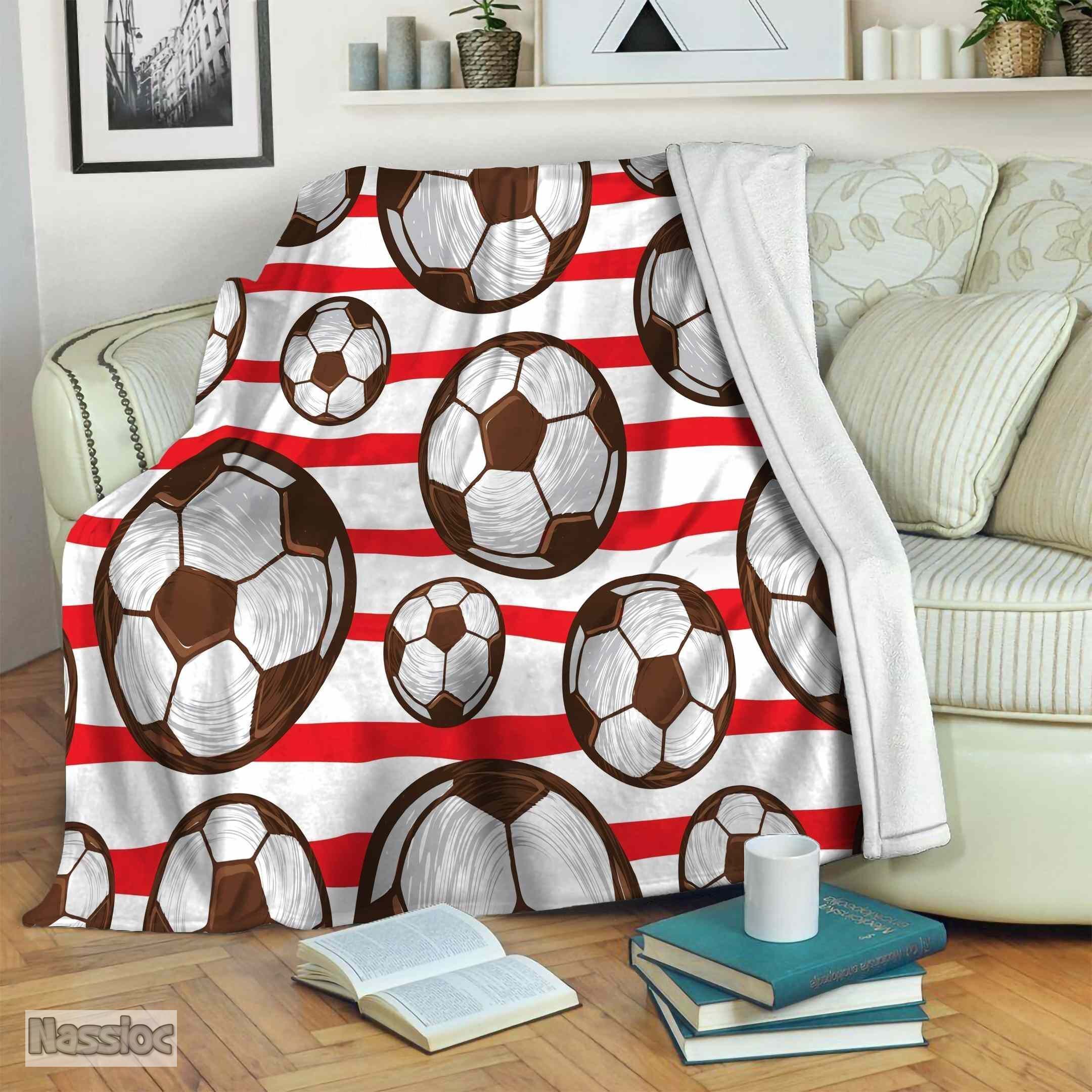 Soccer Fleece Blanket