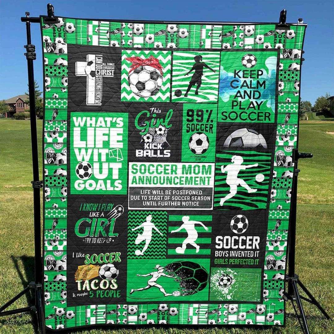 Soccer Girl PK270551 Quilt Blanket