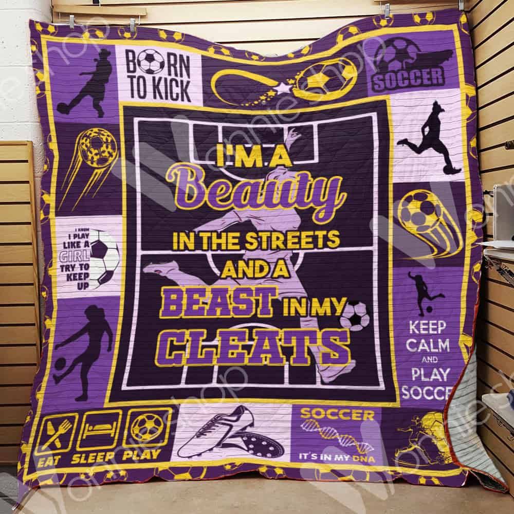 Soccer Girl Quilt Blanket DHC0102679TD