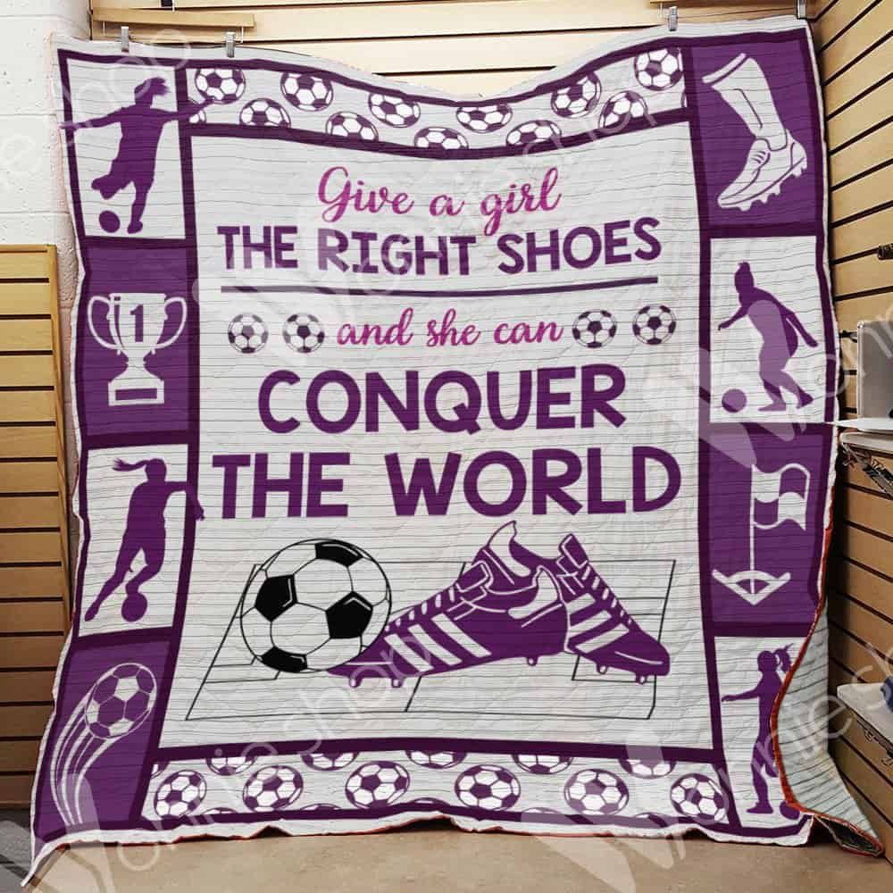 Soccer Girl Quilt Blanket DHC0102737TD