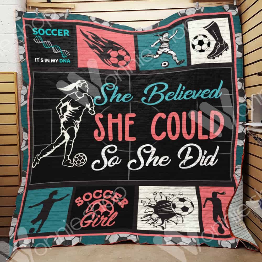 Soccer Girl Quilt Blanket DHC0102758TD