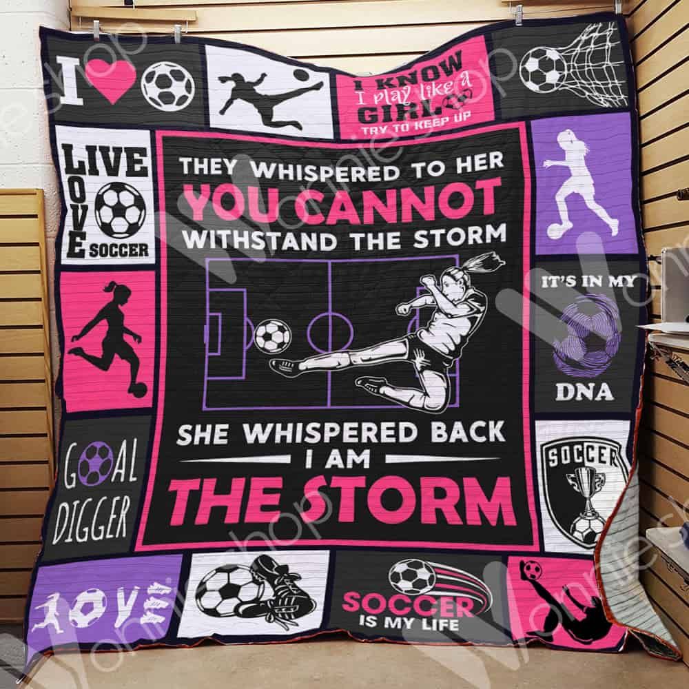 Soccer Girl Quilt Blanket DHC0102763TD