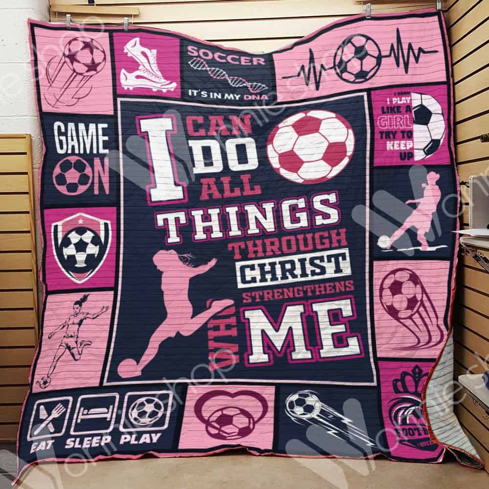 Soccer Girl Quilt Blanket DHC0102774TD