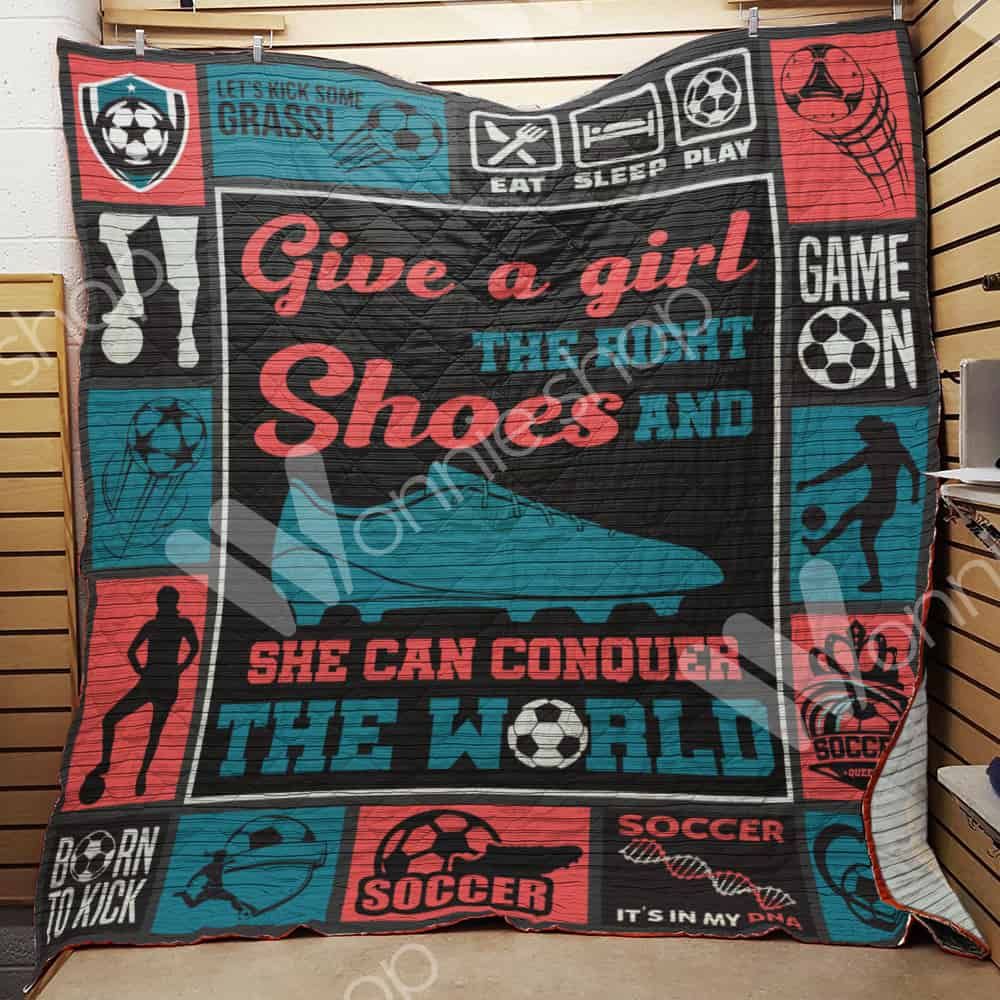 Soccer Girl Quilt Blanket DHC0302850TD