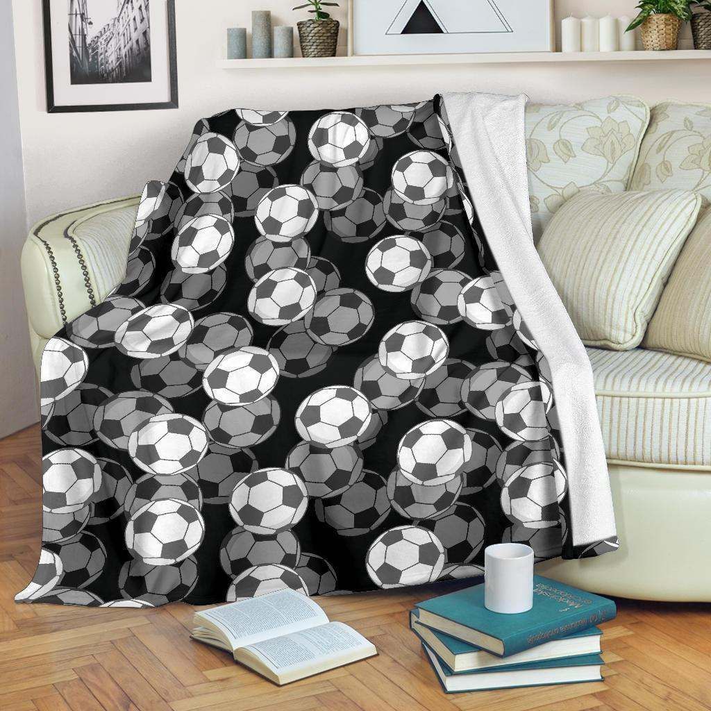 Soccer Sherpa Fleece Blanket