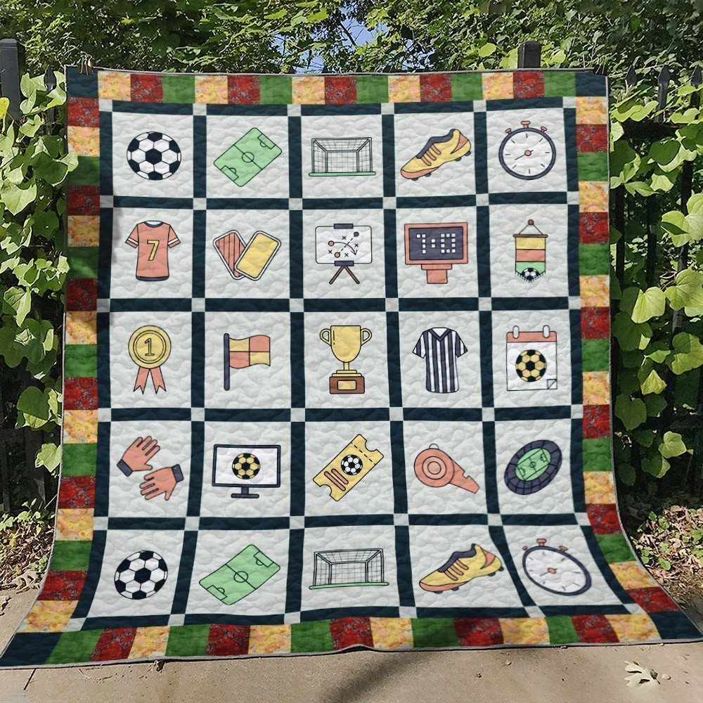 Soccer HN220712B Quilt Blanket