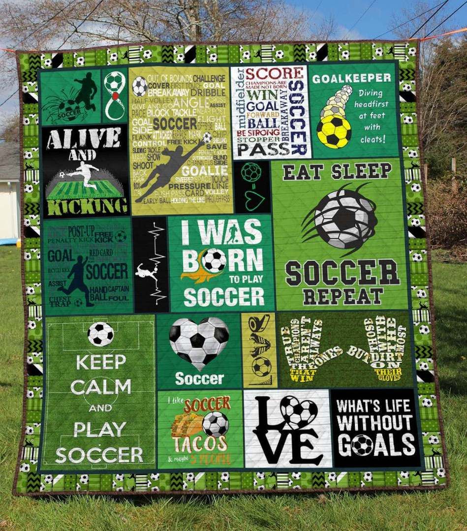 Soccer LI310701B TBG Quilt Blanket