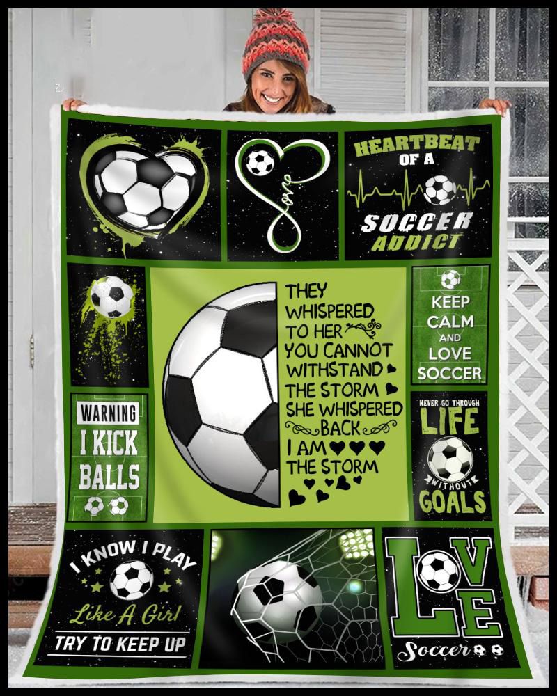 Soccer Fleece Blanket