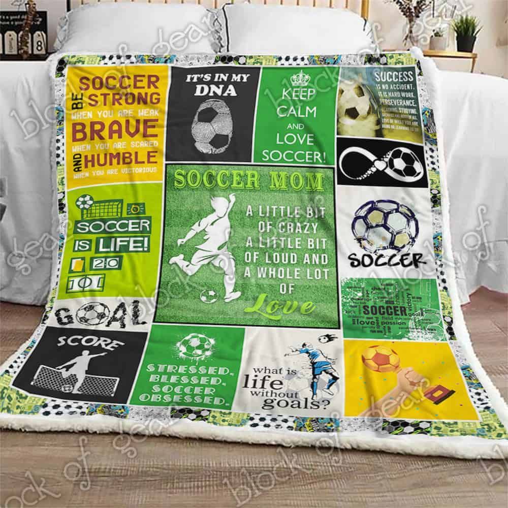 Soccer Mom Fleece Blanket