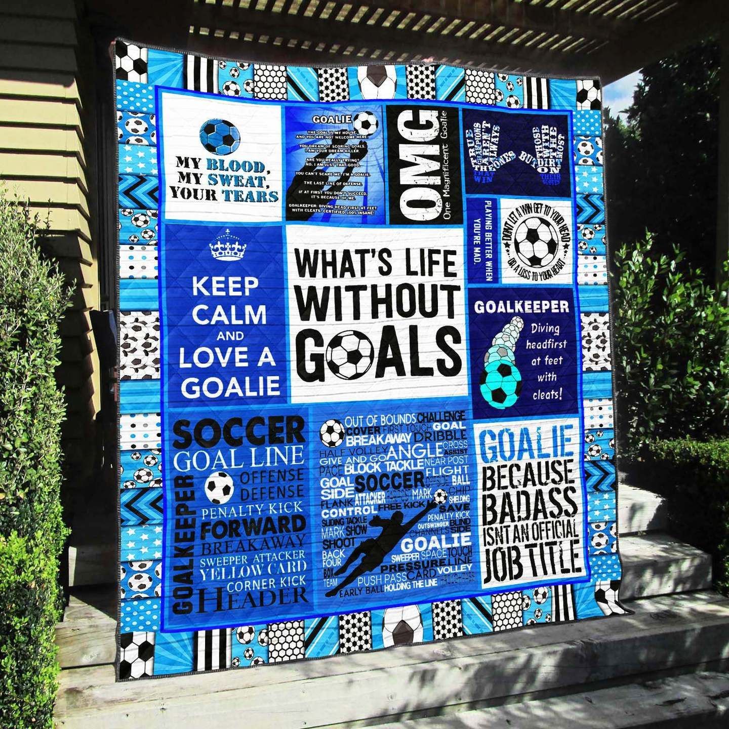 Soccer NA090702B TBG Quilt Blanket