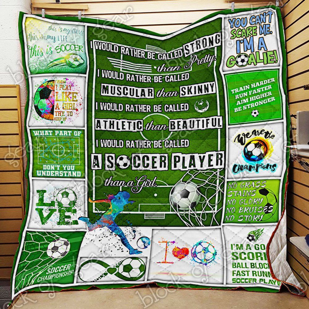 Soccer Player Quilt Pn611 Dhc11123758Dd