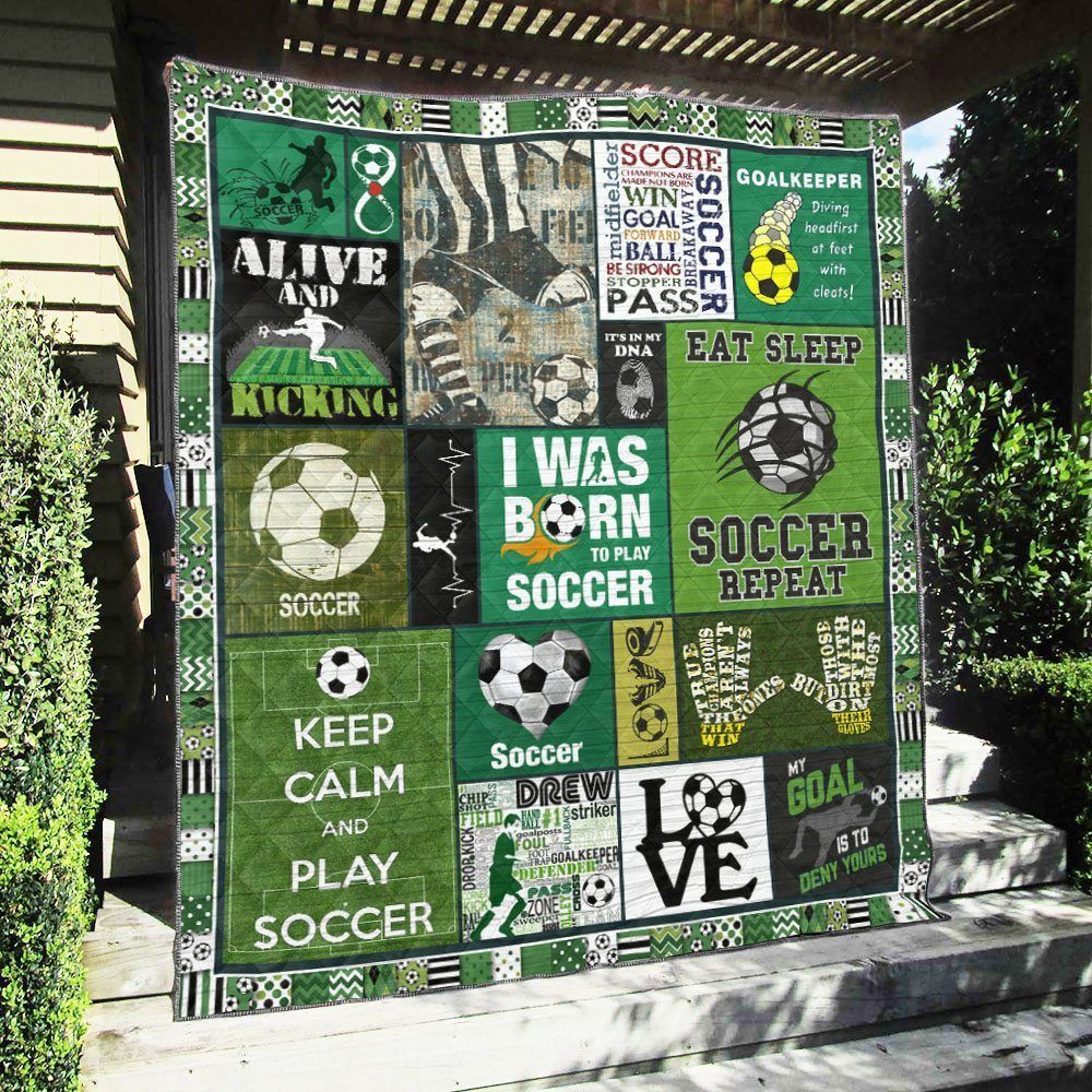 Soccer QH010801C TBG Quilt Blanket