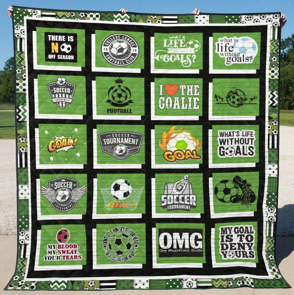 Soccer QH030706B TBG Quilt Blanket