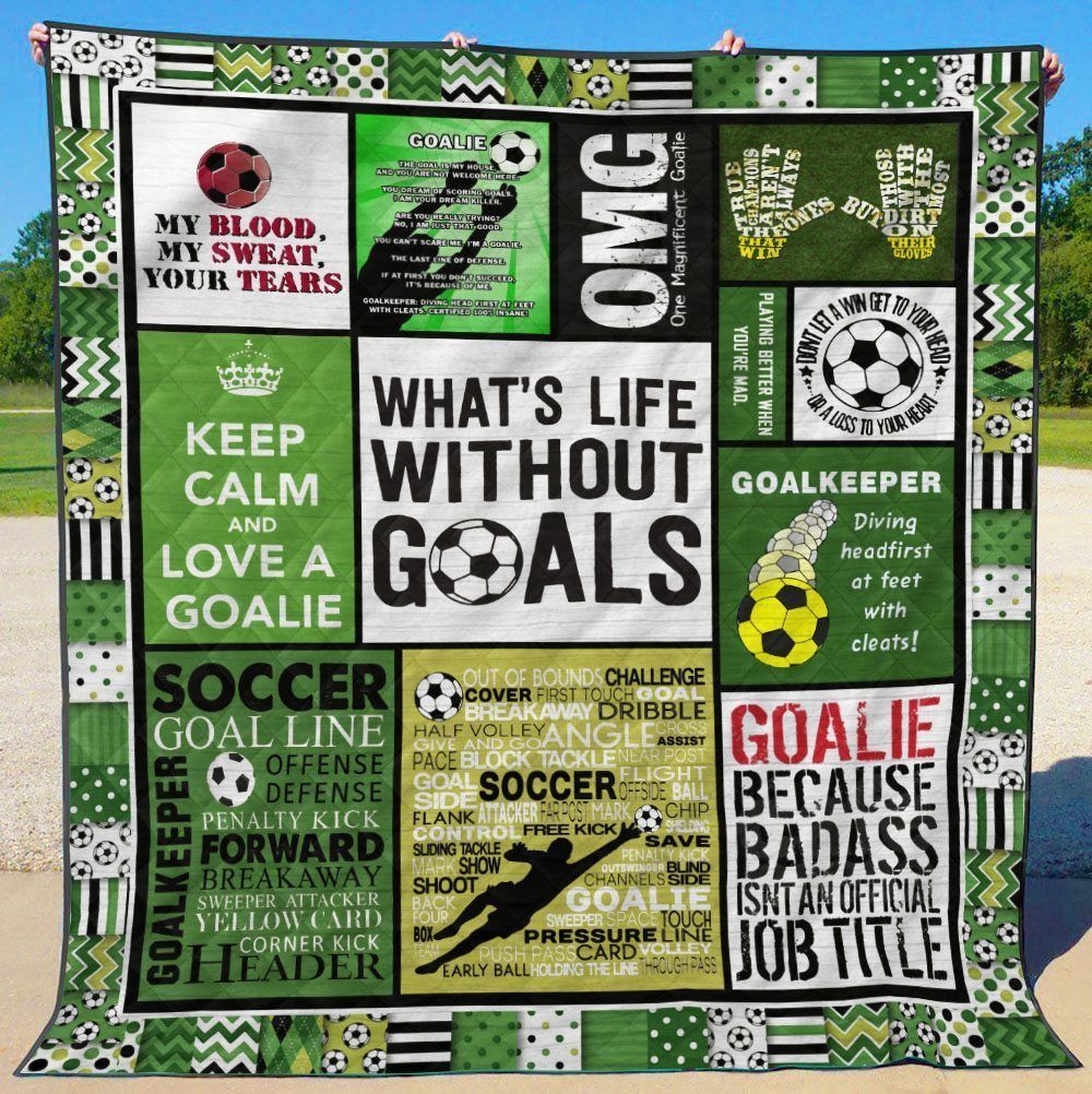 Soccer QH100613B TBG Quilt Blanket