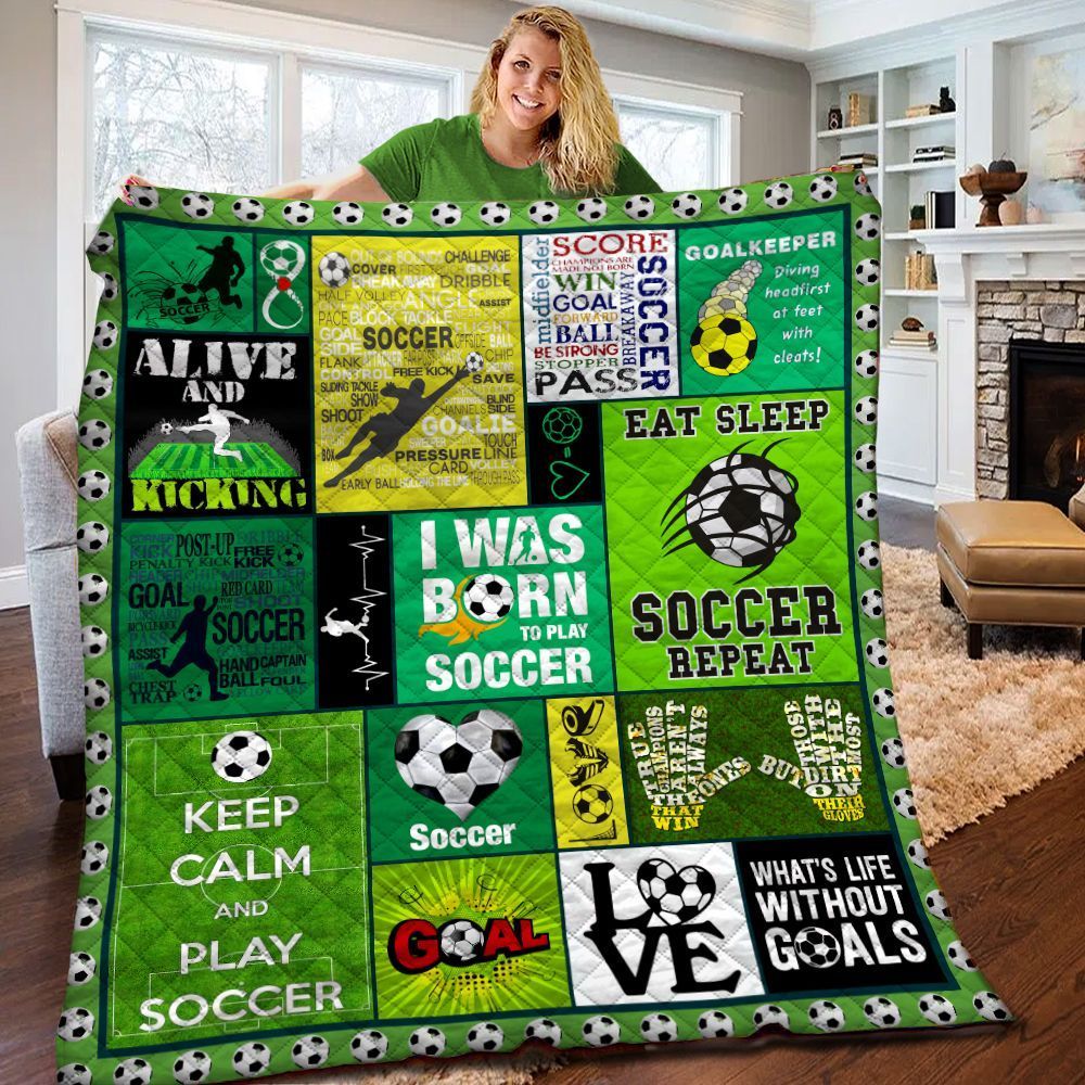 Soccer Quilt Blanket BBB050207NB