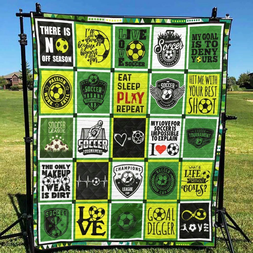 Soccer TG080701A TBG Quilt Blanket