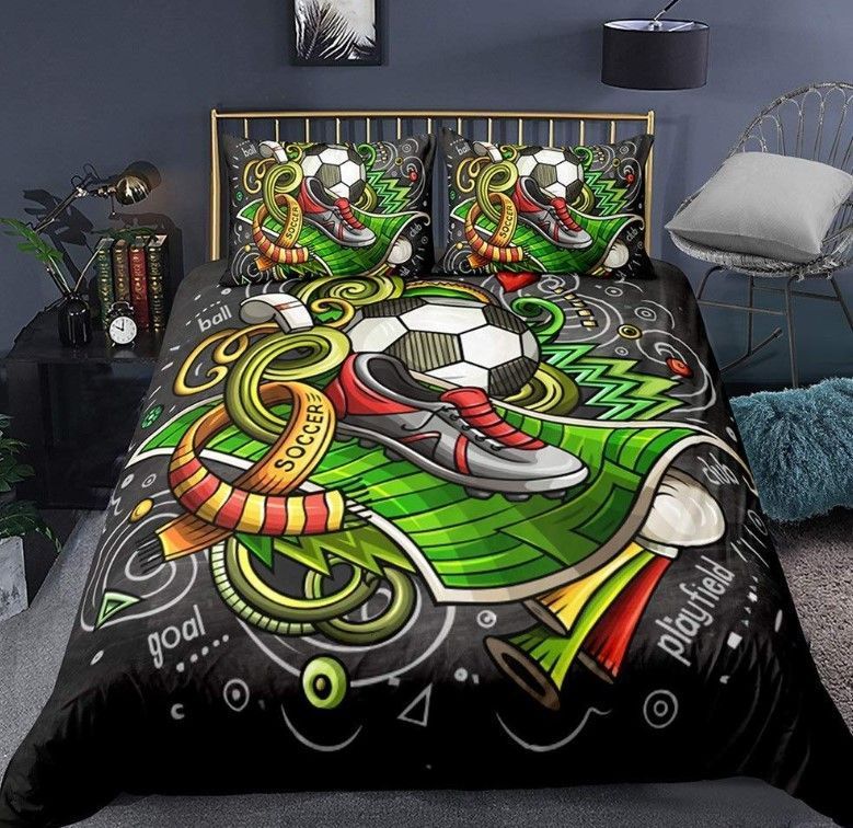 Soccer Things Bedding Set