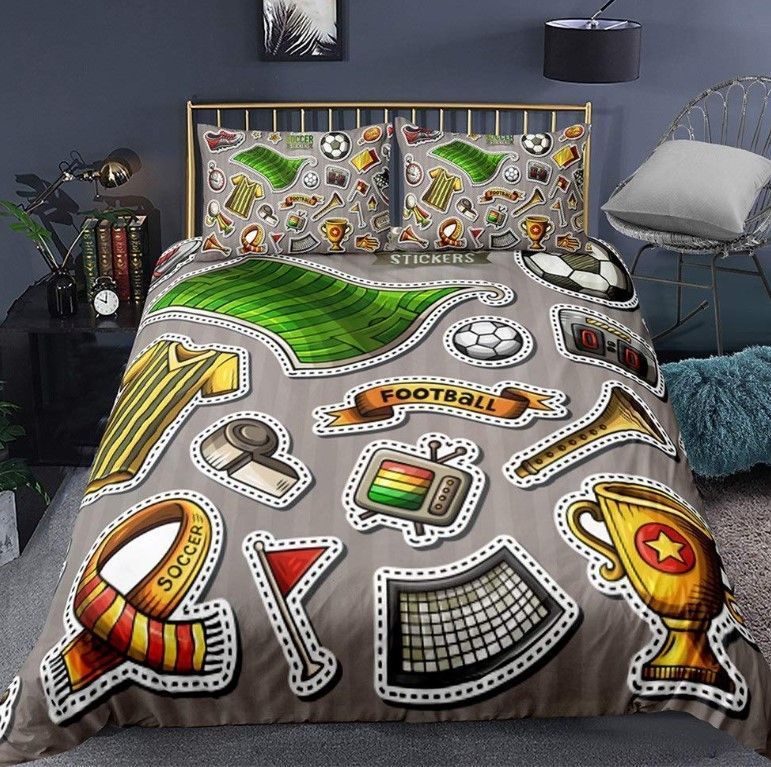 Soccer Things Bedding Set