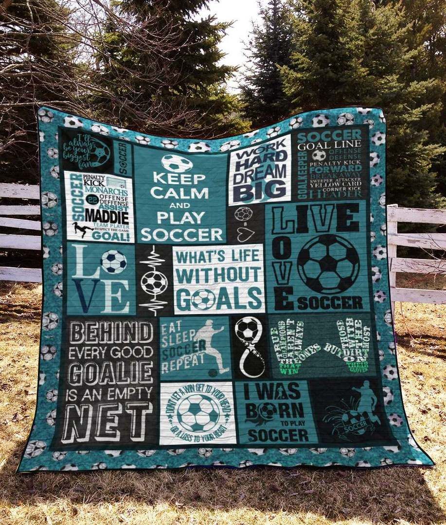Soccer TU110702A TBG Quilt Blanket