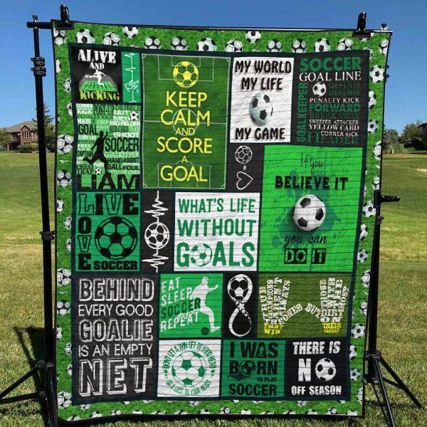 Soccer TU310702C TBG Quilt Blanket