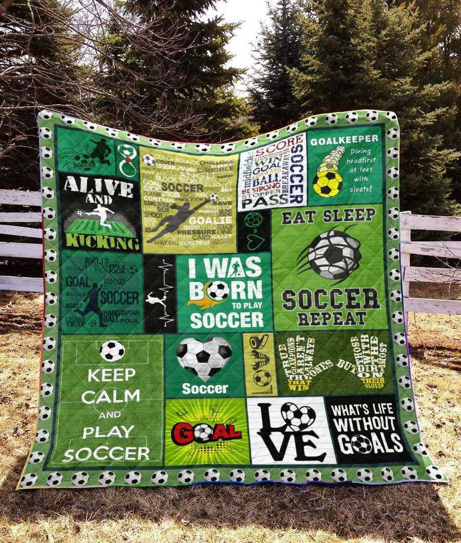 Soccer YE110701A TBG Quilt Blanket