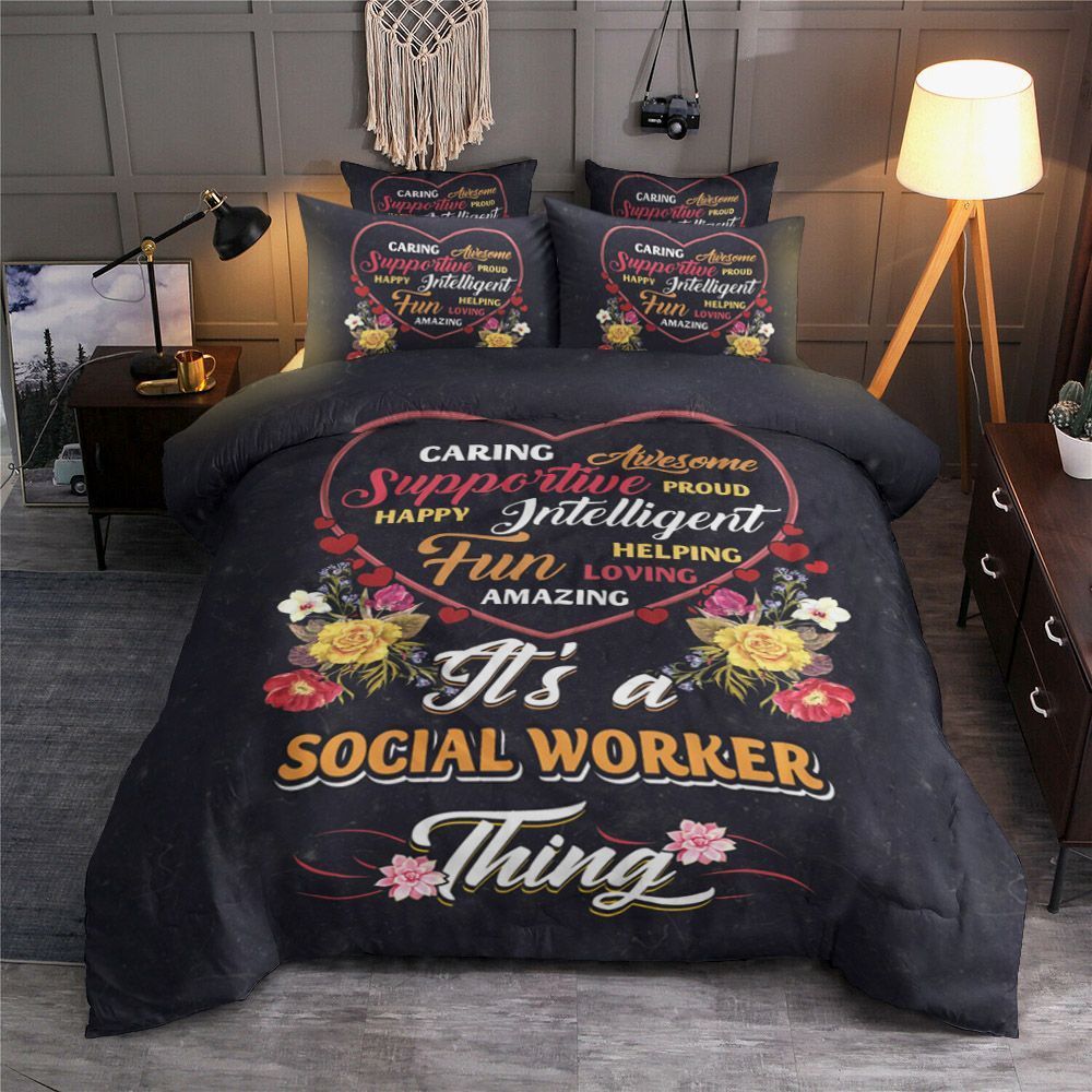 Social Worker Bedding Set