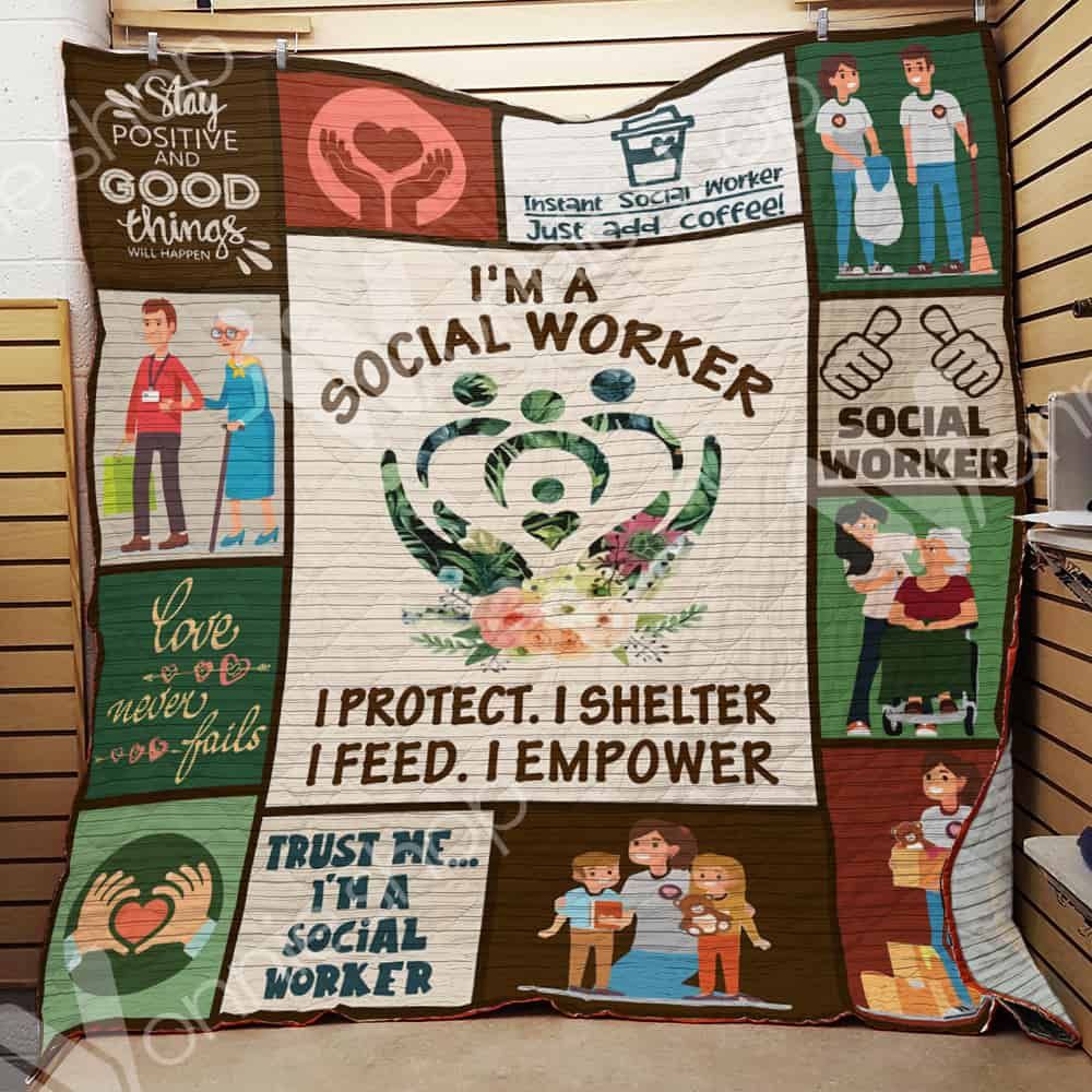 Social Worker Quilt Blanket DHC06021356TD