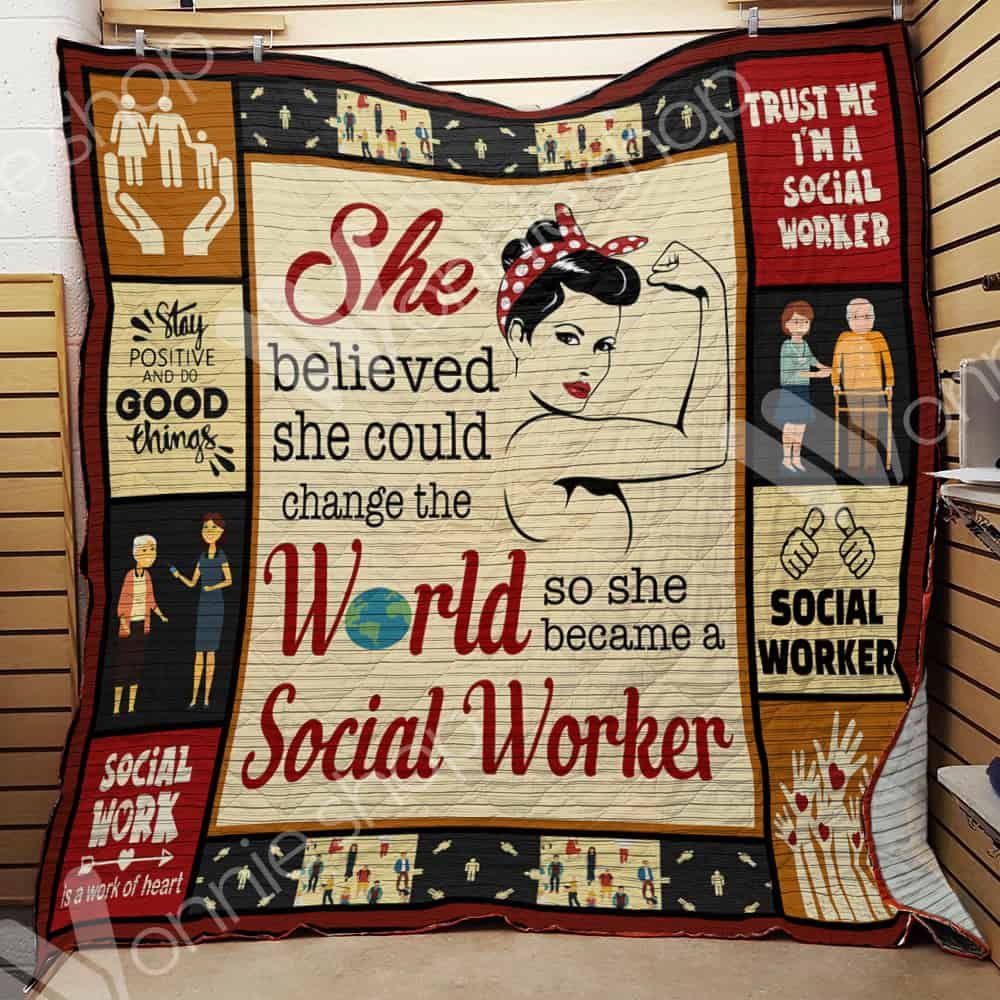 Social Worker Quilt Blanket DHC06021365TD
