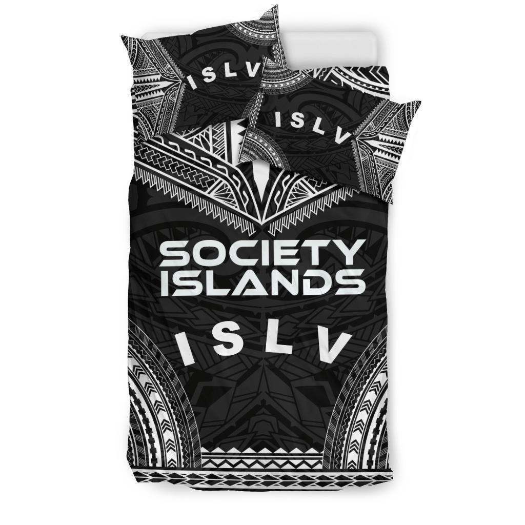 Society Islands Polynesian Chief Bedding Set