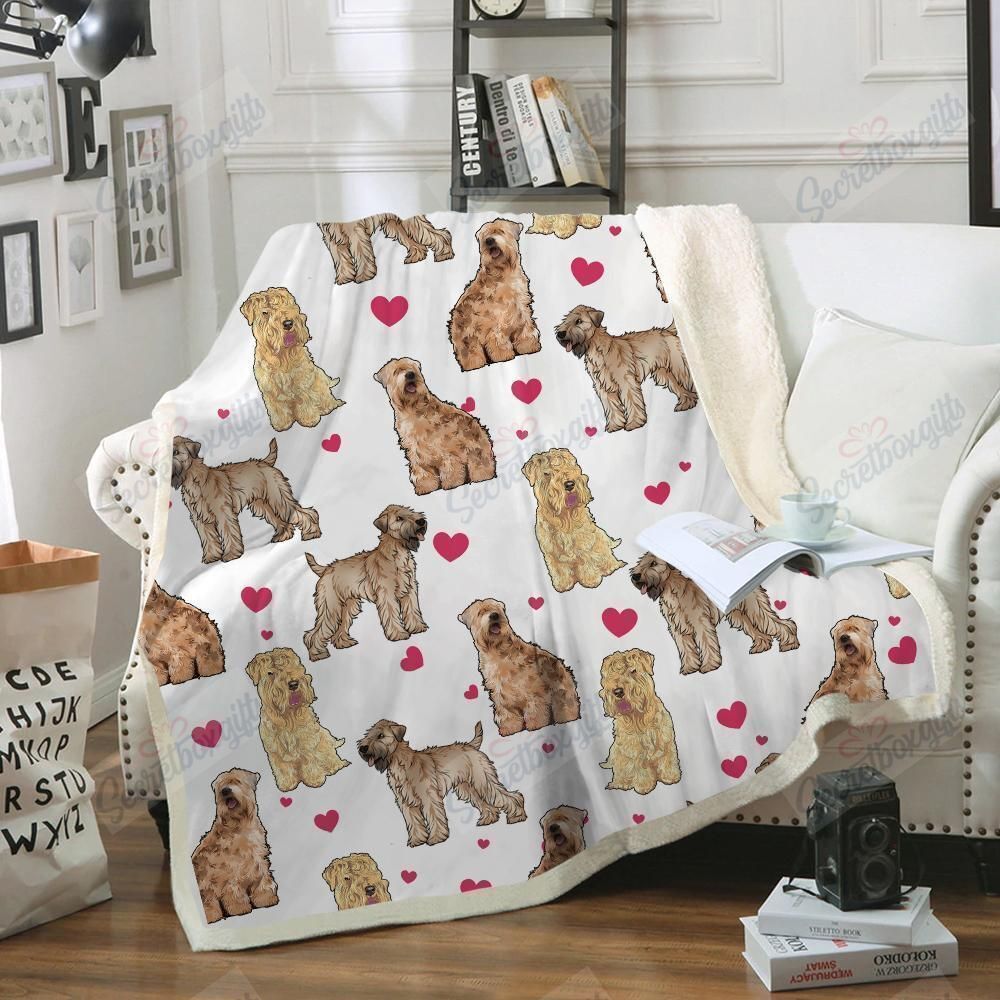 Soft-Coated Wheaten Terrier Fleece Blanket