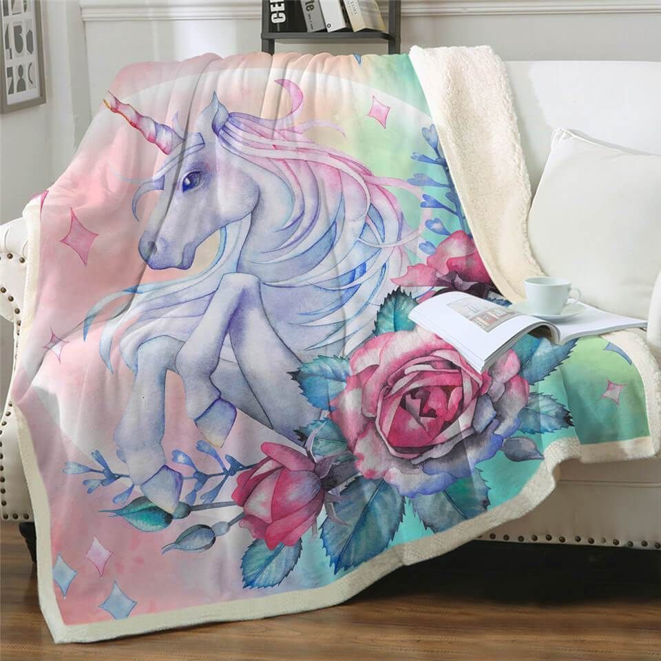 Soft Unicorn Blanket – Style F