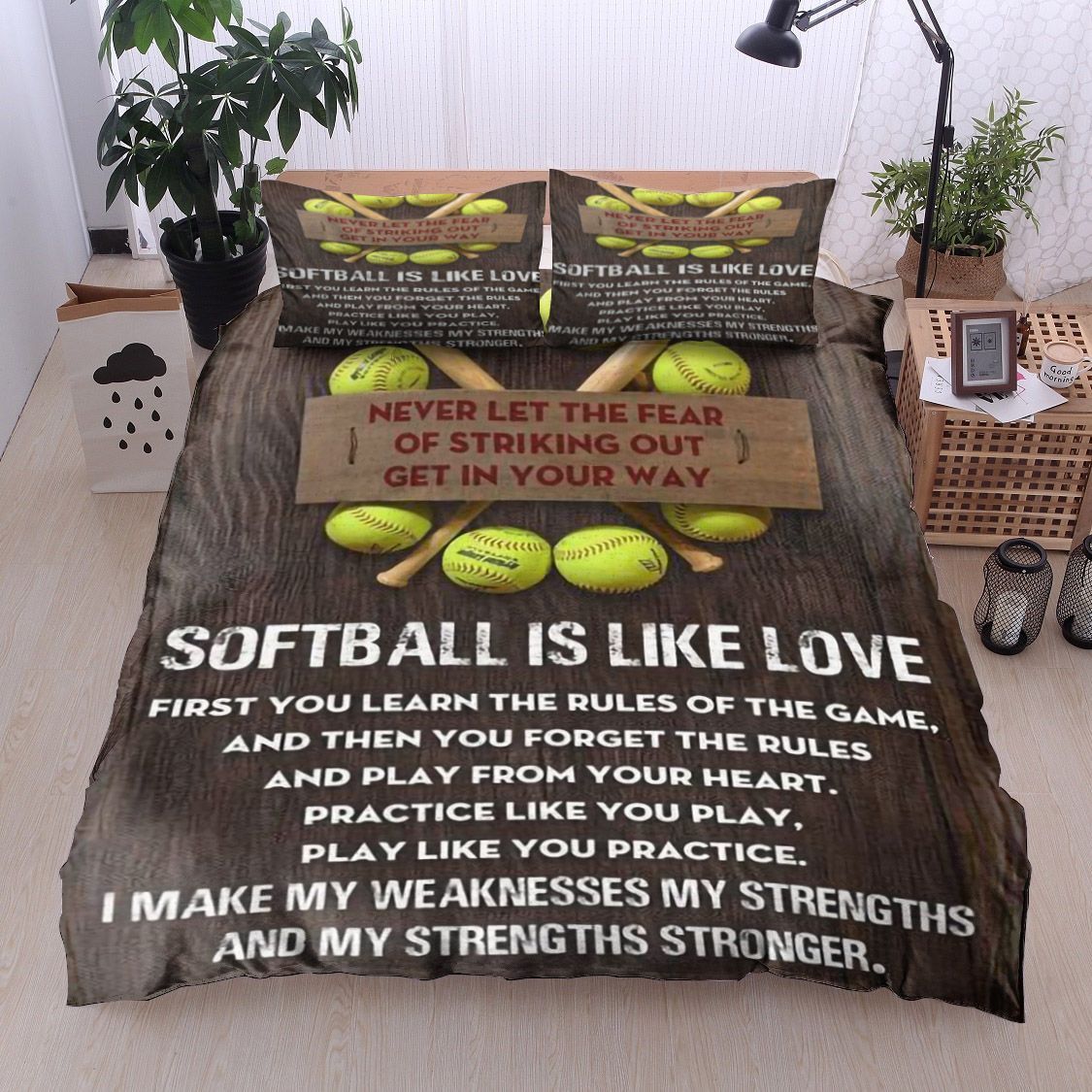 Softball Bedding Set