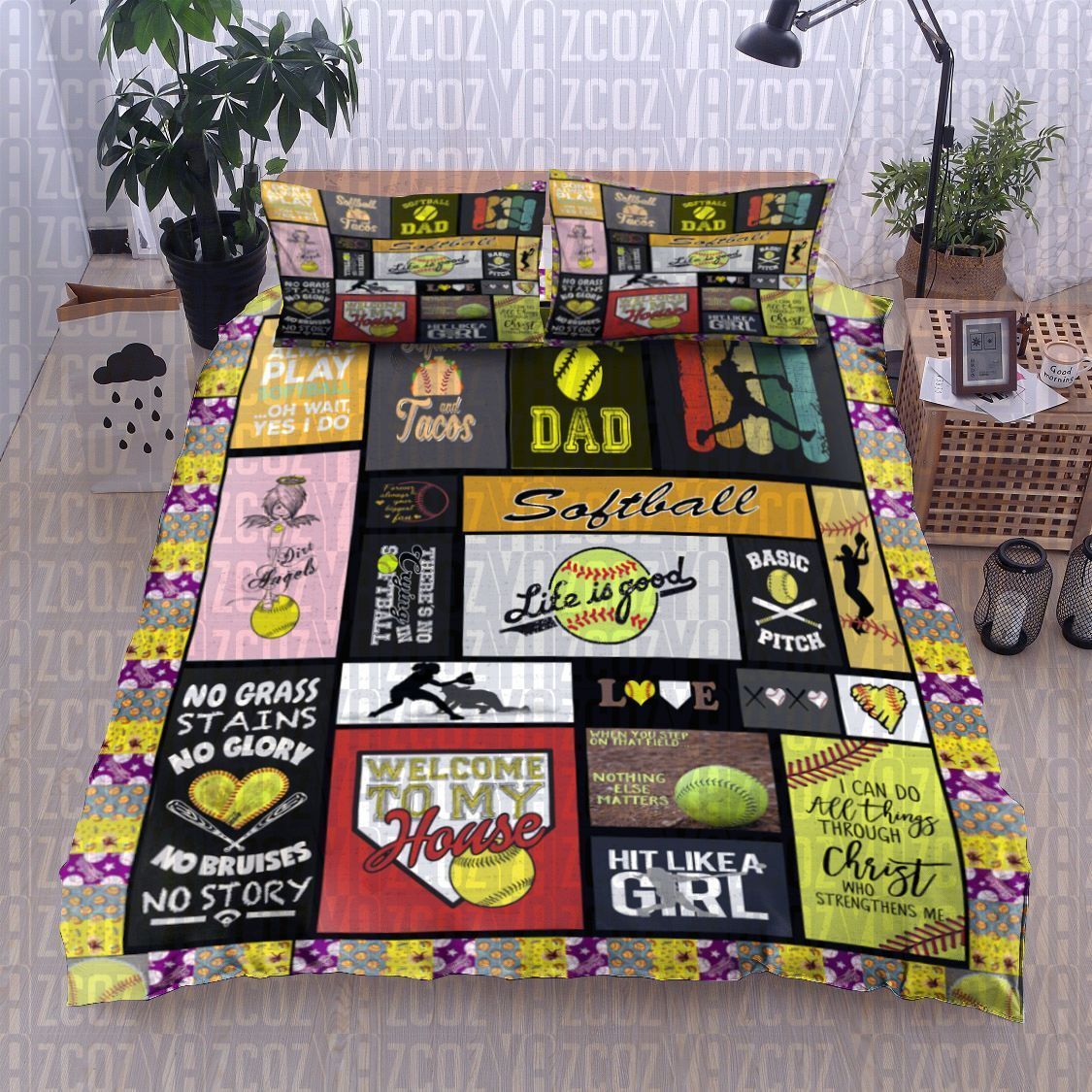 Softball Bedding Set