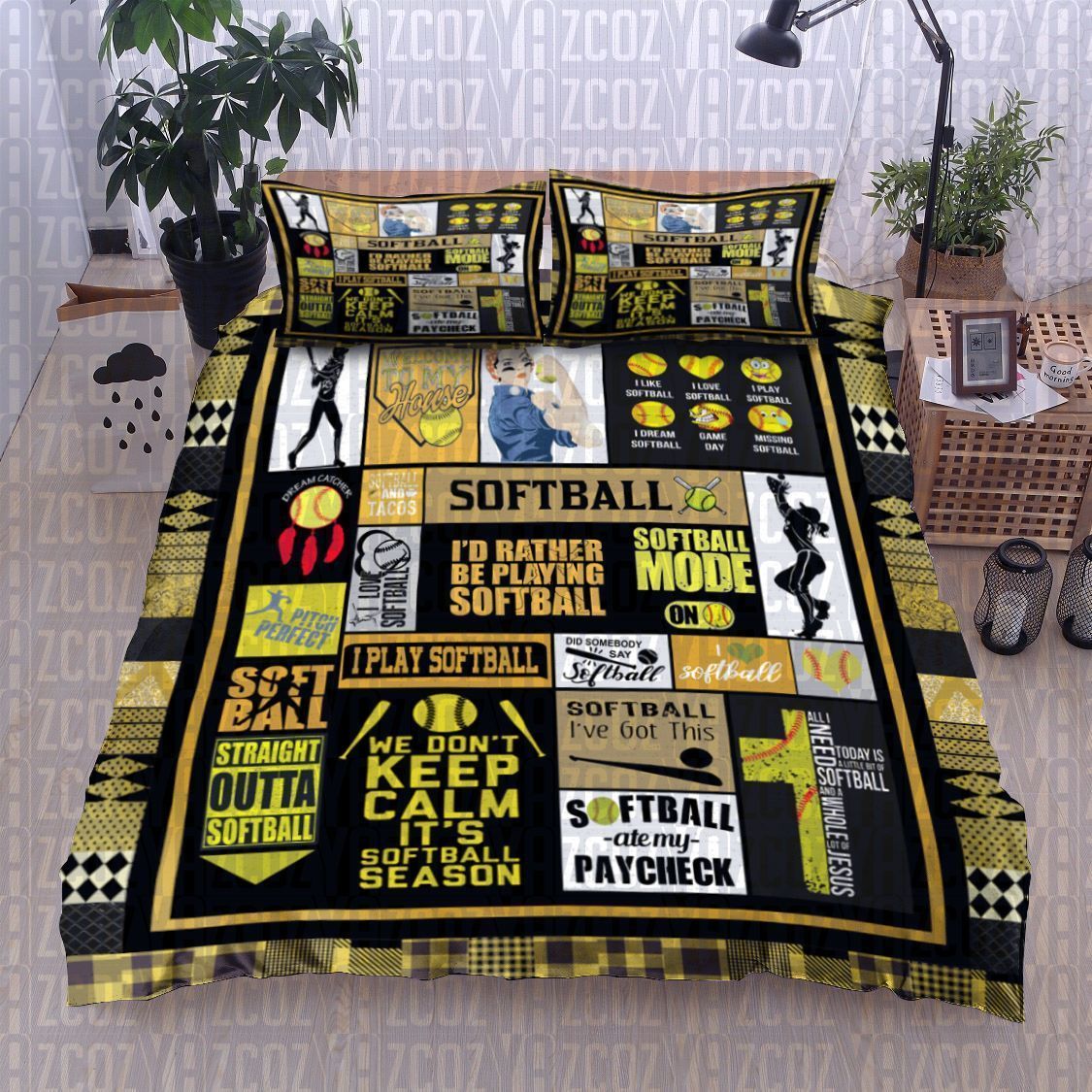 Softball Bedding Set