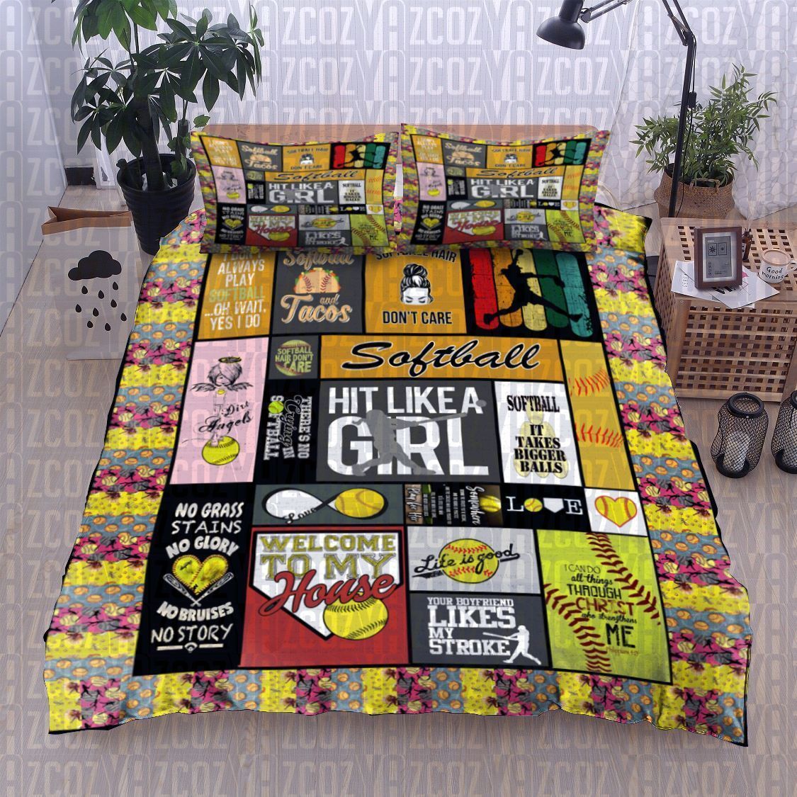 Softball Bedding Set
