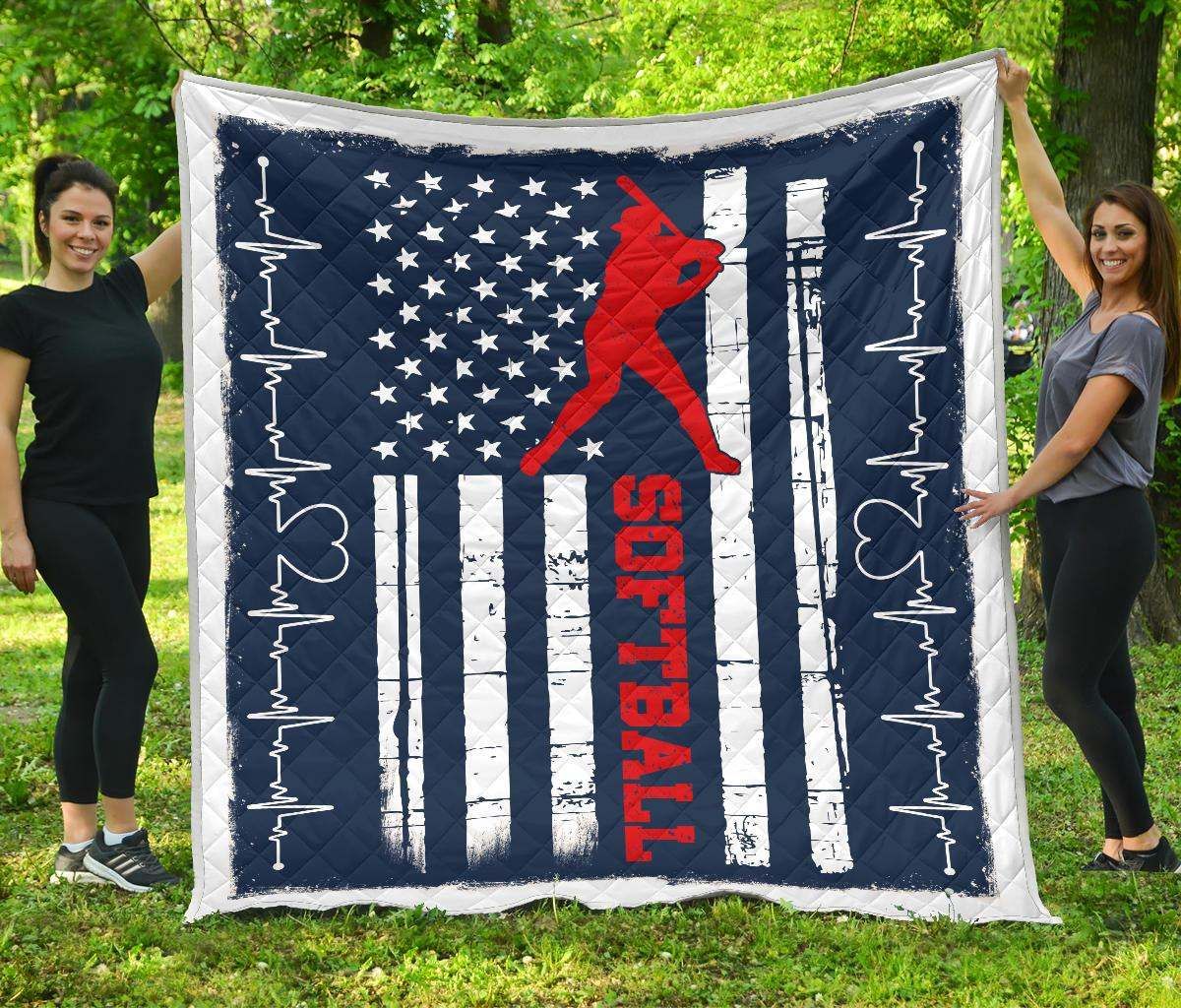 Softball CLA1410010Q Quilt Blanket