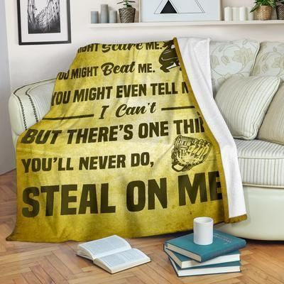 Softball Sherpa Fleece Blanket