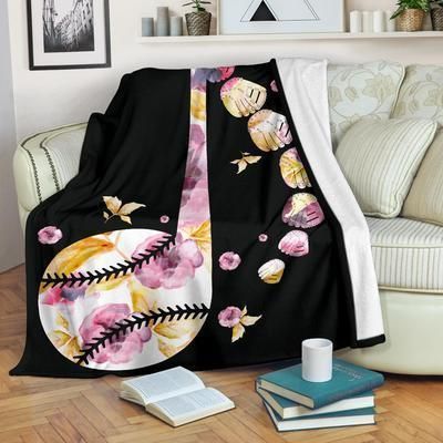 Softball Sherpa Fleece Blanket