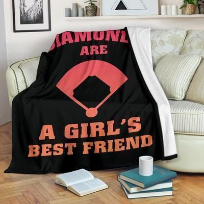 Softball Sherpa Fleece Blanket